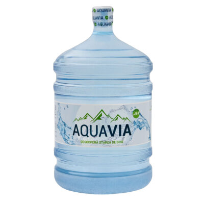 Apă de izvor natural alcalină 19L Aquavia